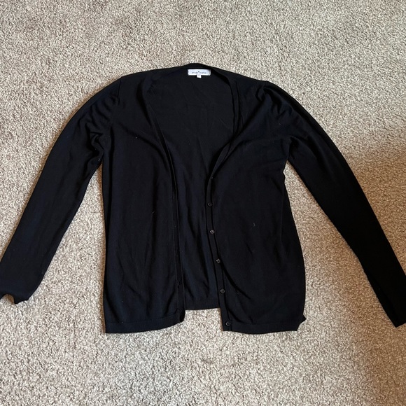 AMICHI essentials short black cardigan size L - Picture 2 of 4